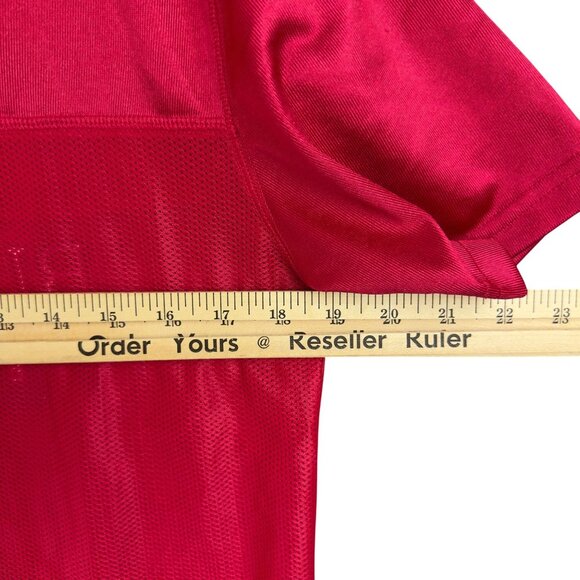 Victorias Secret Pink NFL Buccaneers 76 Mesh Jersey Shirt M Sequined Sparkly - Picture 11 of 12